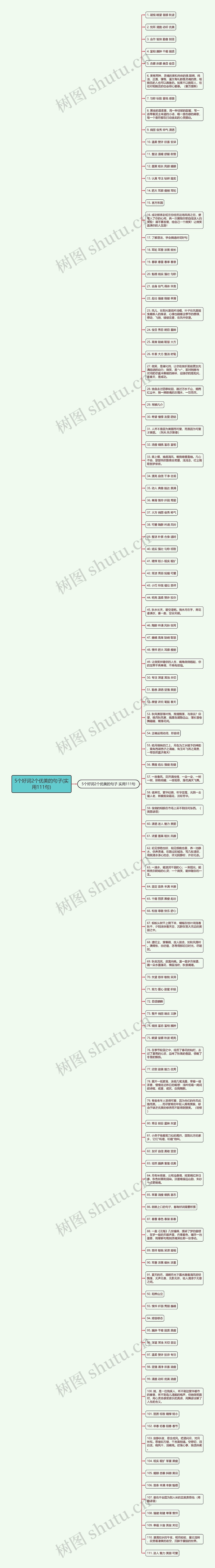 5个好词2个优美的句子(实用111句)