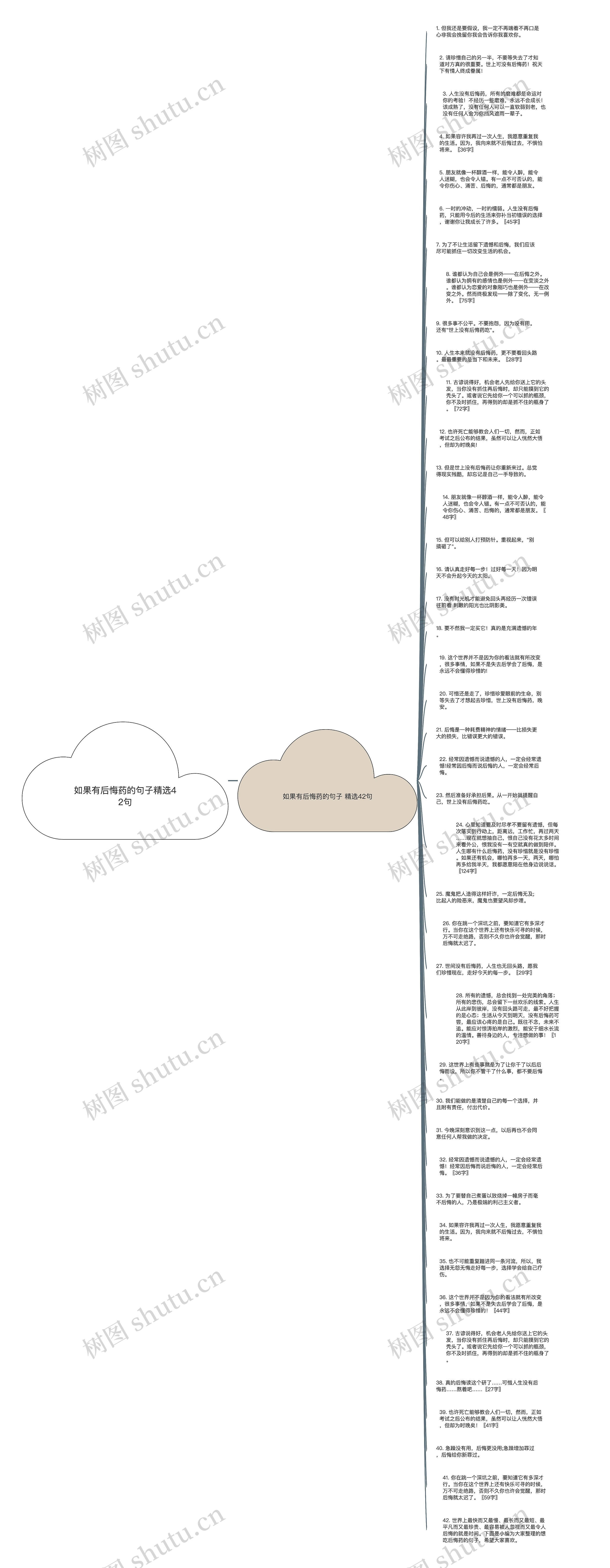 如果有后悔药的句子精选42句思维导图