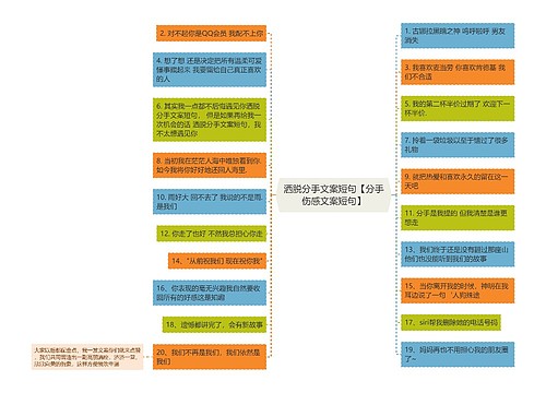 洒脱分手文案短句【分手伤感文案短句】