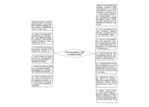 文案干净治愈阳光(三观超正的温柔句子短句)