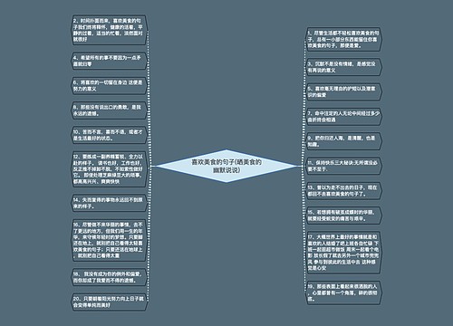 喜欢美食的句子(晒美食的幽默说说)