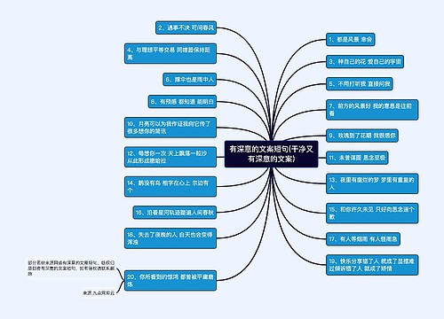 有深意的文案短句(干净又有深意的文案)