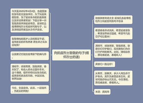 向抗疫烈士致敬的句子(缅怀烈士的话)