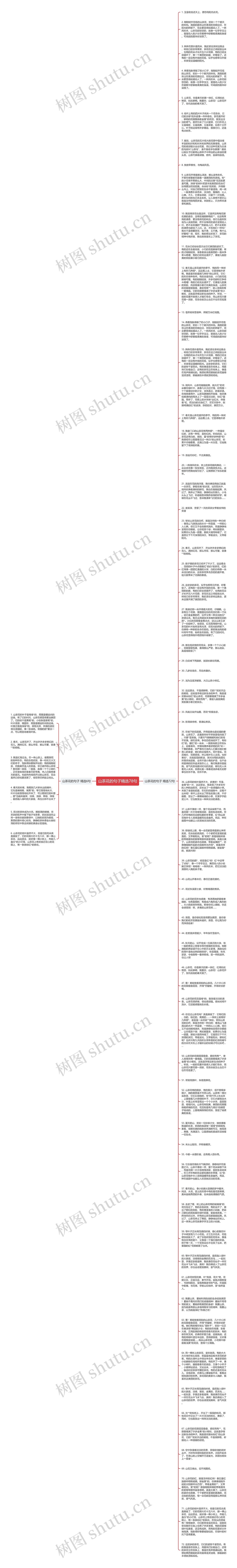 山茶花的句子精选78句思维导图