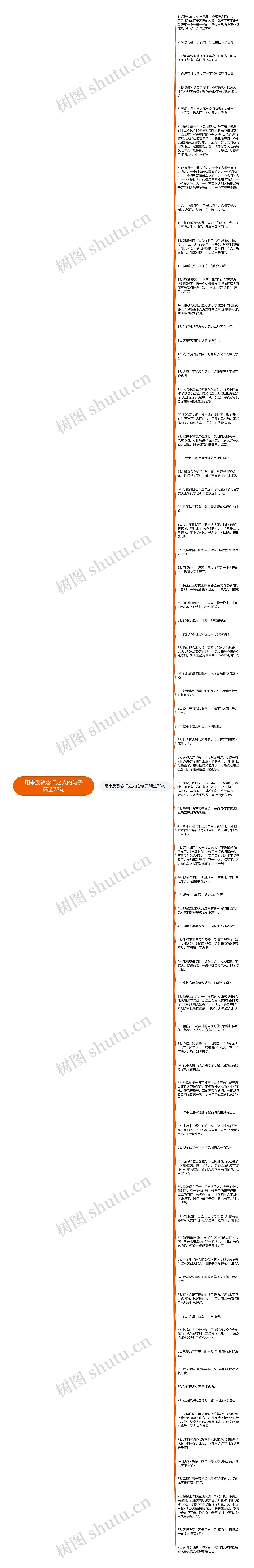 用来反驳念旧之人的句子精选78句