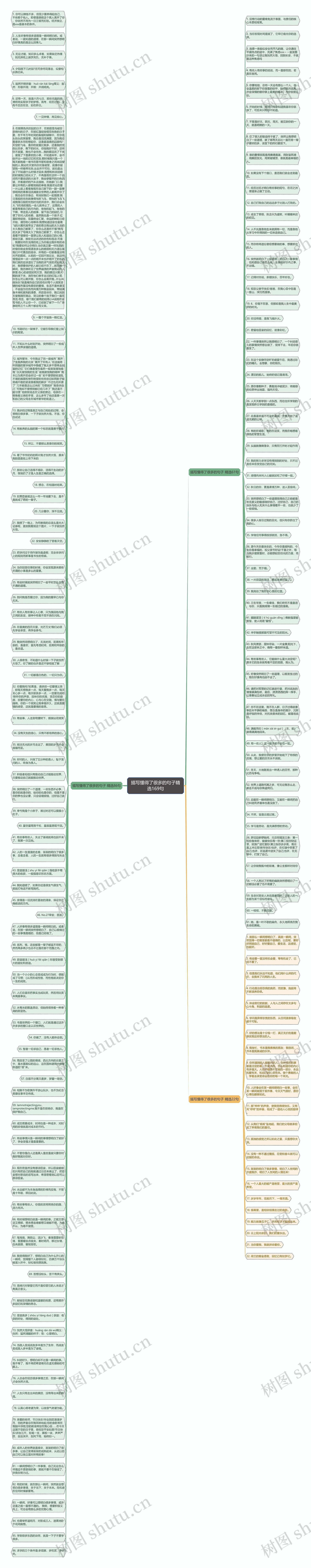 描写懂得了很多的句子精选169句思维导图