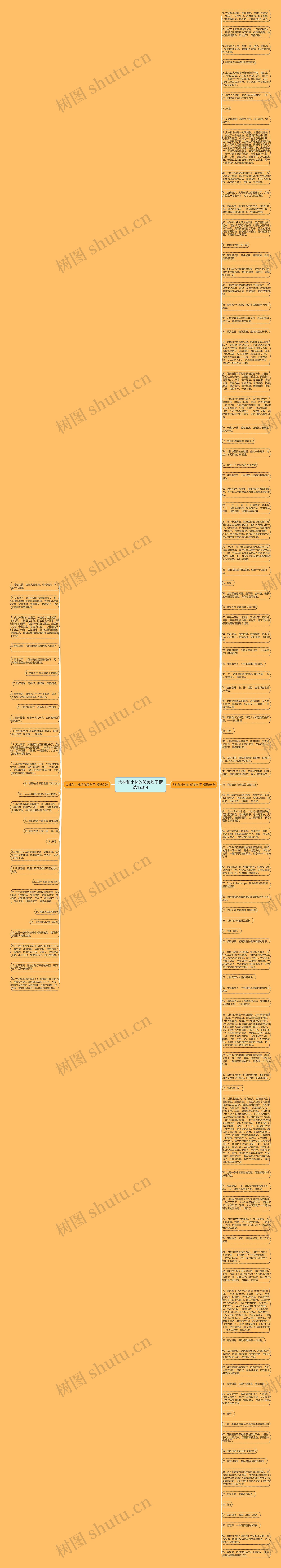大林和小林的优美句子精选123句思维导图