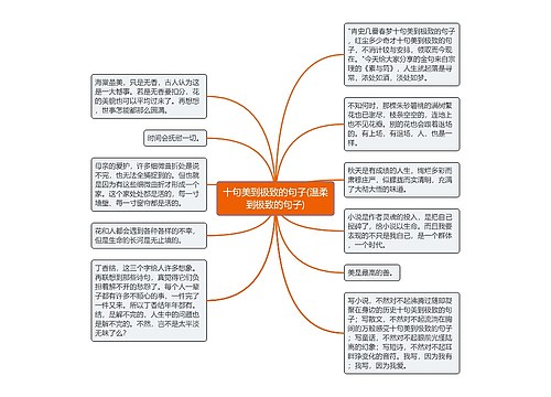 十句美到极致的句子(温柔到极致的句子)