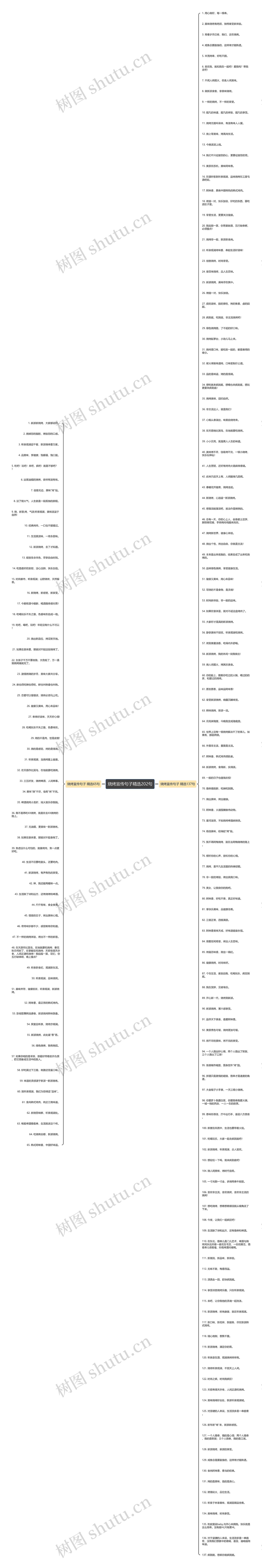 烧烤宣传句子精选202句思维导图