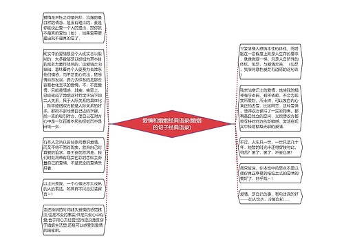 爱情和婚姻经典语录(婚姻的句子经典语录)
