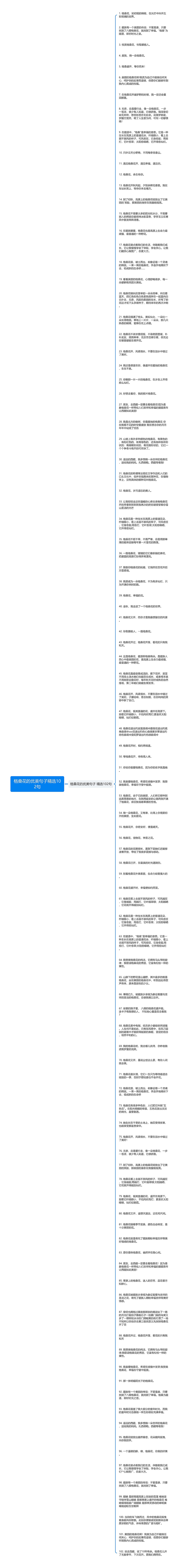 格桑花的优美句子精选102句思维导图