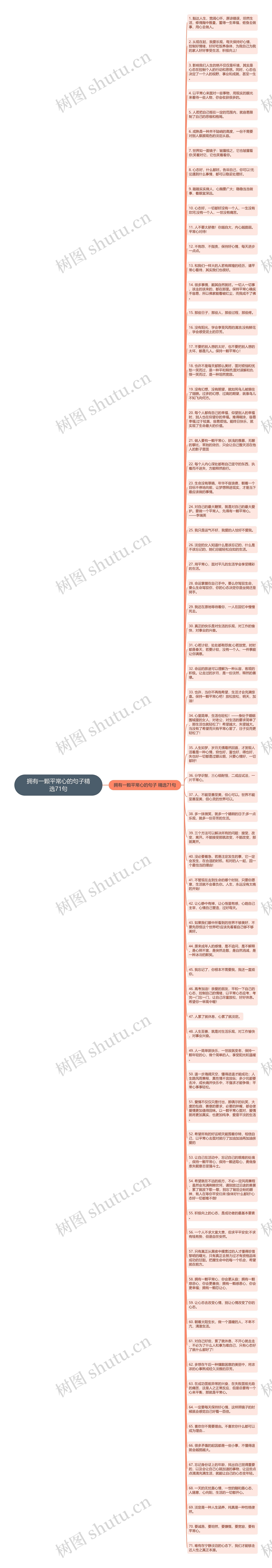 拥有一颗平常心的句子精选71句思维导图