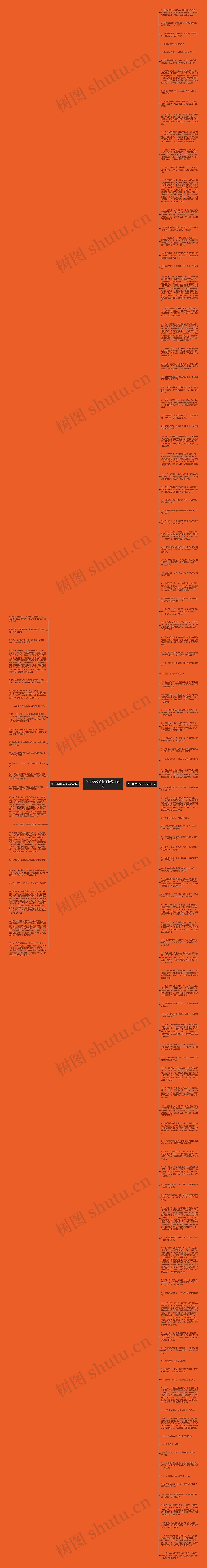关于蓝颜的句子精选134句思维导图