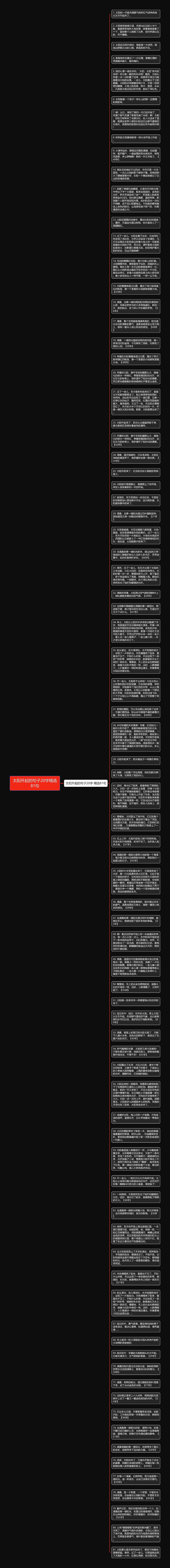 太阳升起的句子20字精选81句思维导图