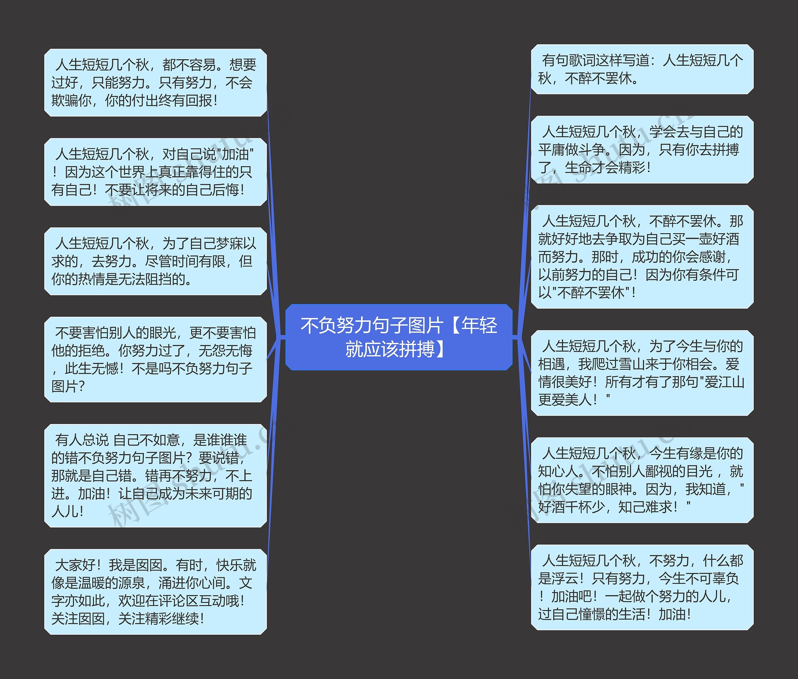 不负努力句子图片【年轻就应该拼搏】