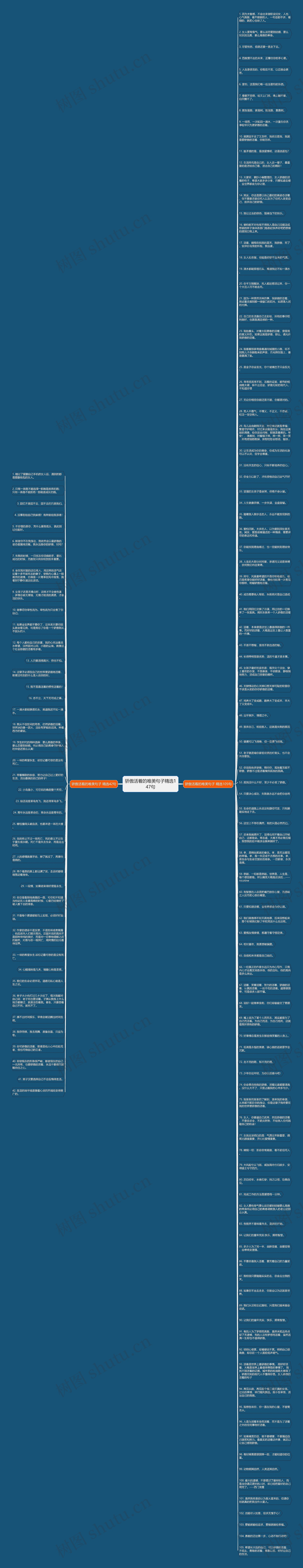 骄傲活着的唯美句子精选147句思维导图