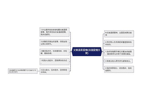 文案温柔爱情(浪漫爱情文案)