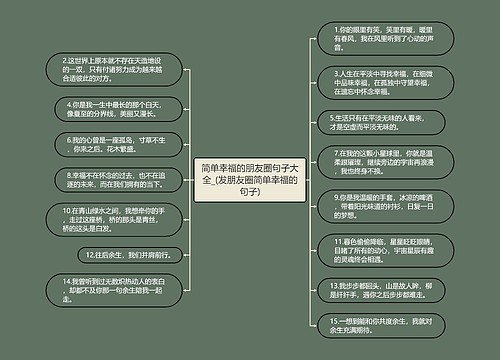 简单幸福的朋友圈句子大全_(发朋友圈简单幸福的句子)