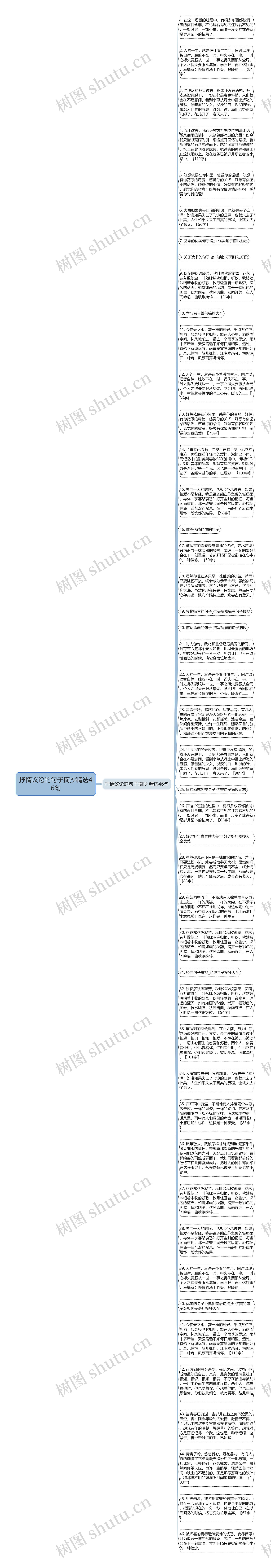 抒情议论的句子摘抄精选46句