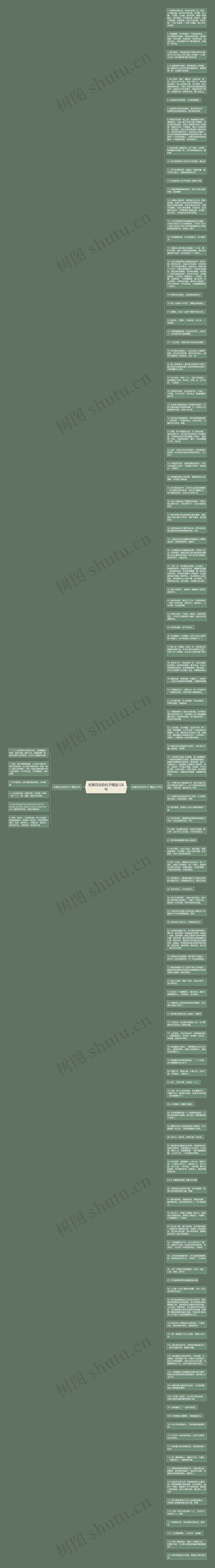 世事百态的句子精选126句思维导图