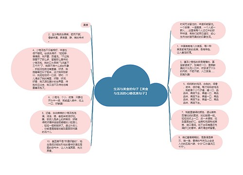 生活与美食的句子【美食与生活的心情优美句子】