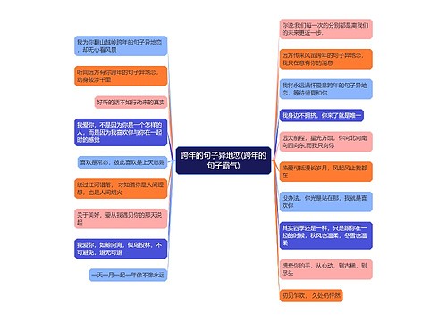 跨年的句子异地恋(跨年的句子霸气)