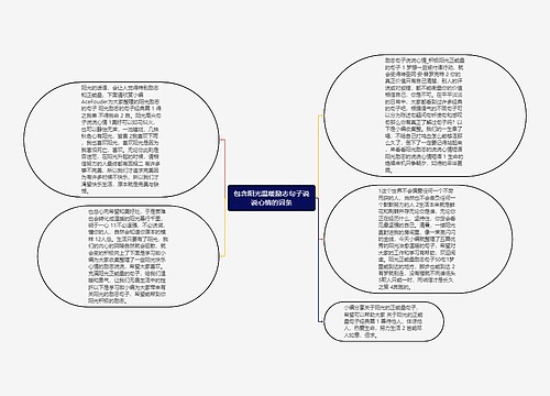 包含阳光温暖励志句子说说心情的词条