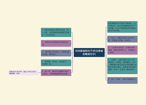 怀旧美食的句子(怀念美食的唯美句子)