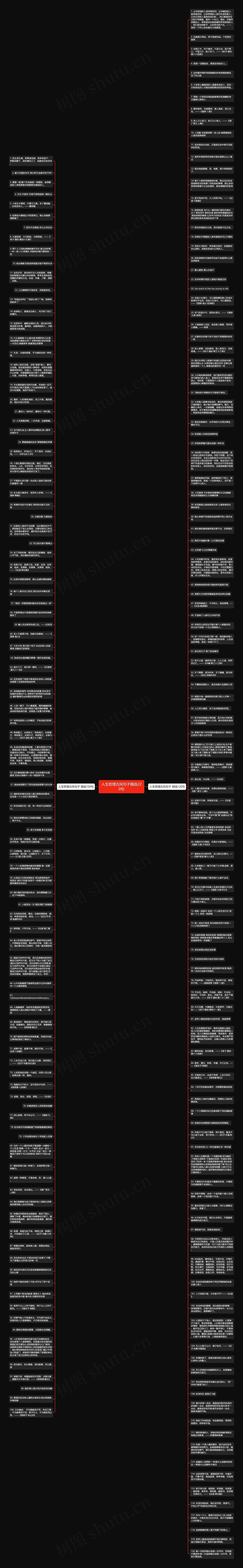 人生哲理古风句子精选220句思维导图