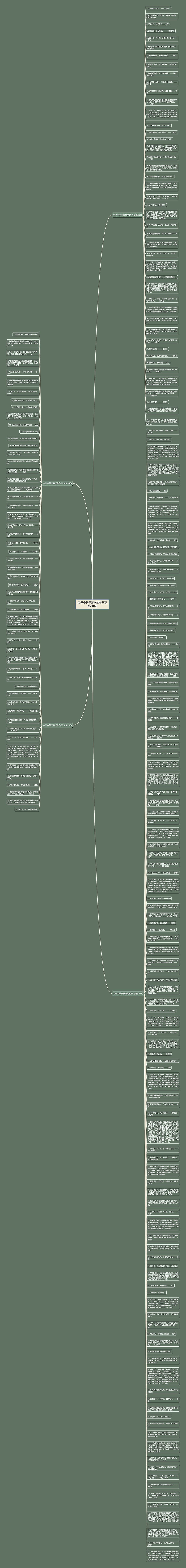 老子中关于善学的句子精选210句思维导图