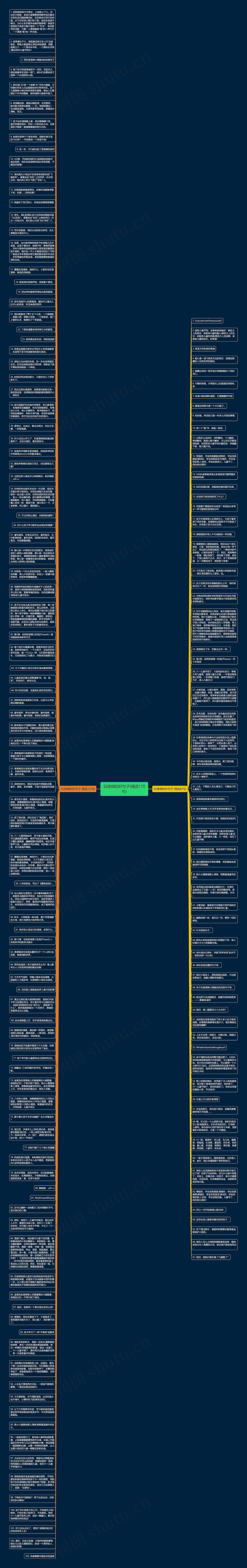 玩滑梯的好句子(精选170句)思维导图