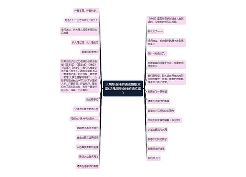 大班毕业诗朗诵完整版文案(幼儿园毕业诗朗诵文案)