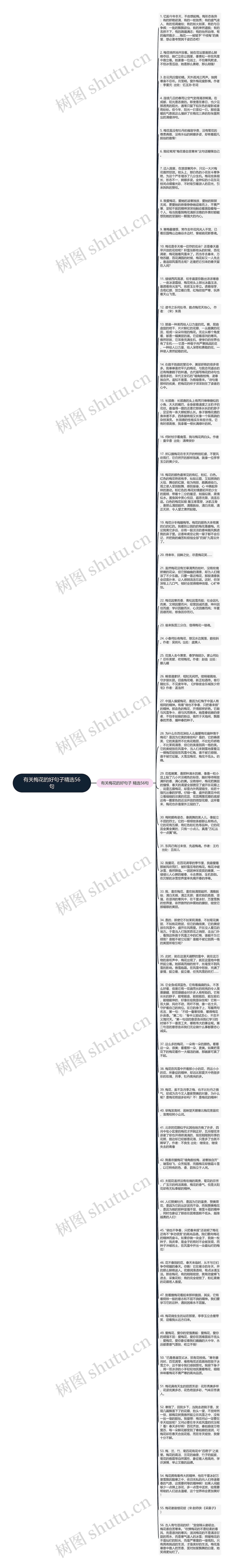 有关梅花的好句子精选56句