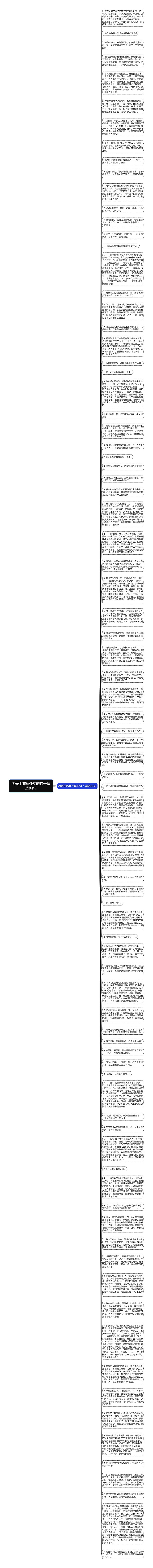 简爱中描写外貌的句子精选84句思维导图