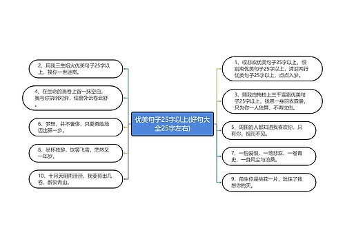 优美句子25字以上(好句大全25字左右)