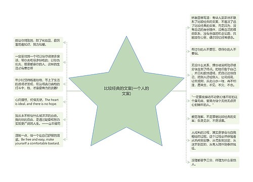 比较经典的文案(一个人的文案)