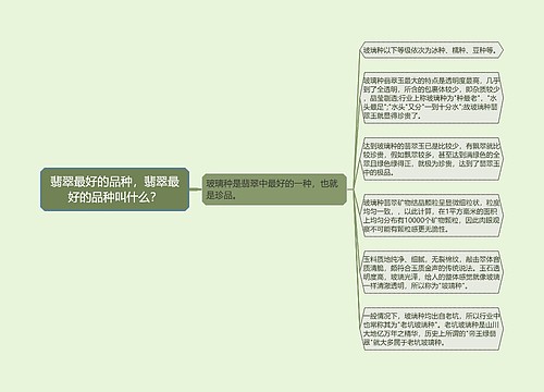 翡翠最好的品种，翡翠最好的品种叫什么？