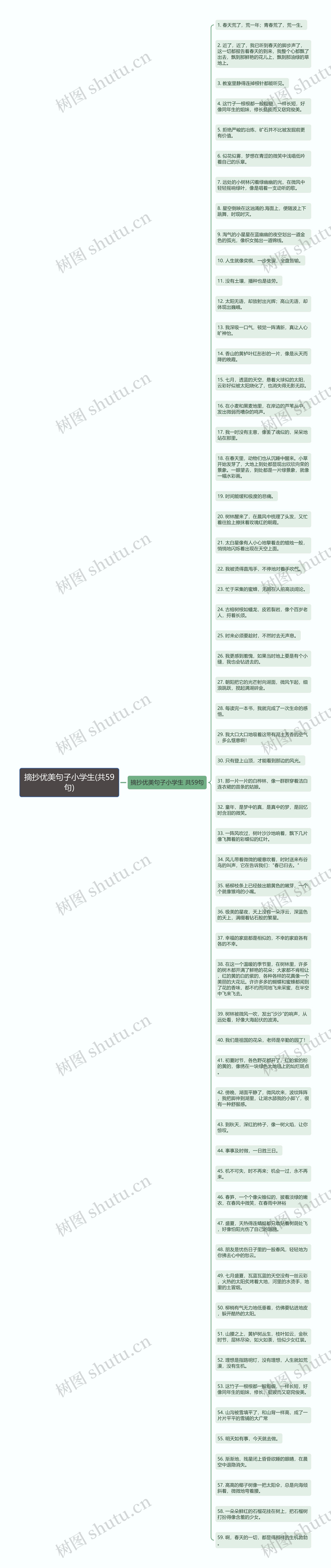 摘抄优美句子小学生(共59句)