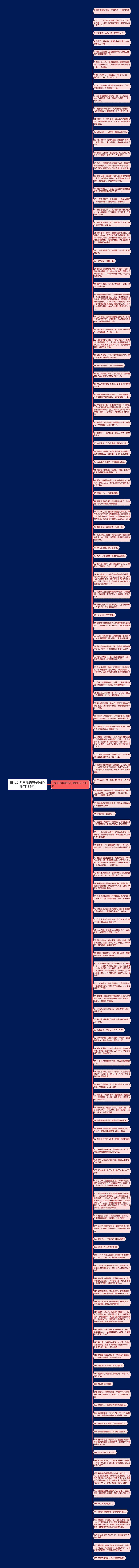 白头到老幸福的句子短的(热门136句)思维导图