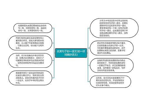 优美句子初一语文(初一好词摘抄语文)