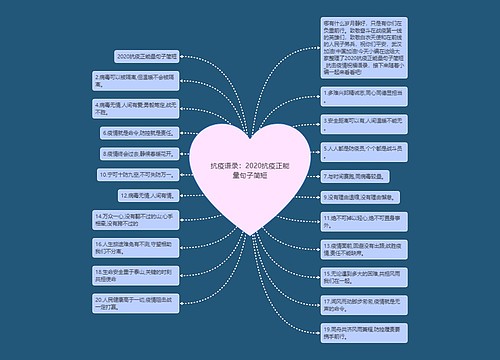 抗疫语录：2020抗疫正能量句子简短