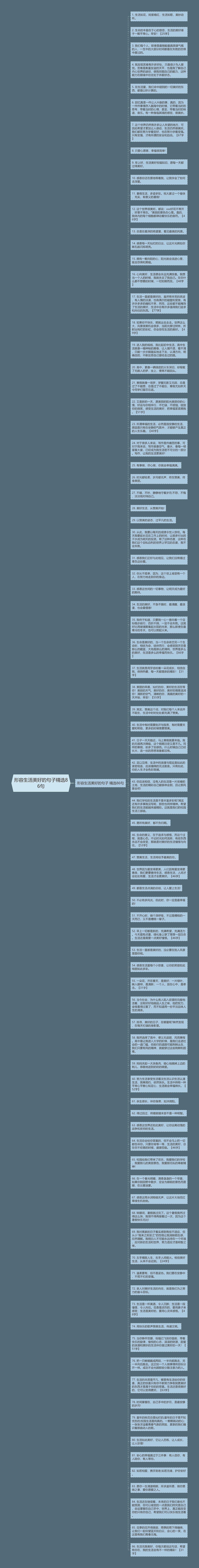 形容生活美好的句子精选86句