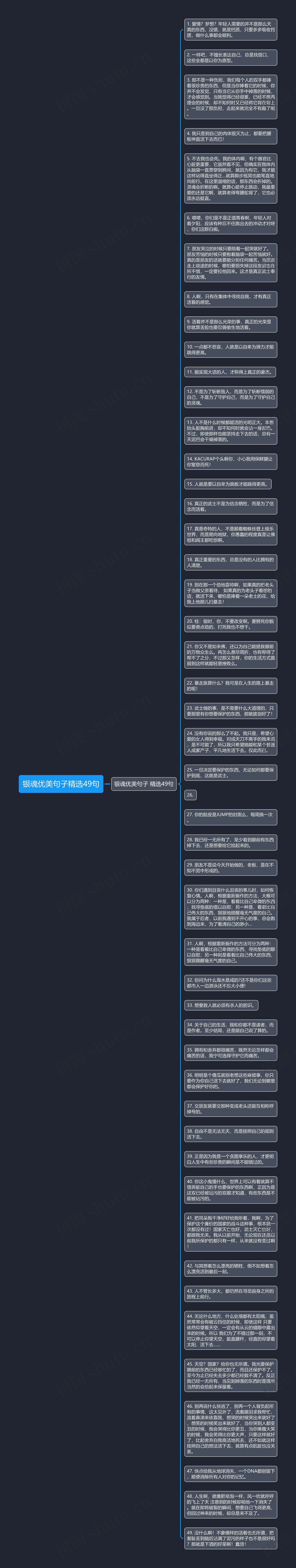 银魂优美句子精选49句思维导图