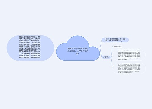 翡翠可不可以用100度的热水冲洗，会不会产生内裂？