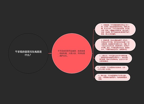 千手观音翡翠吊坠寓意是什么？