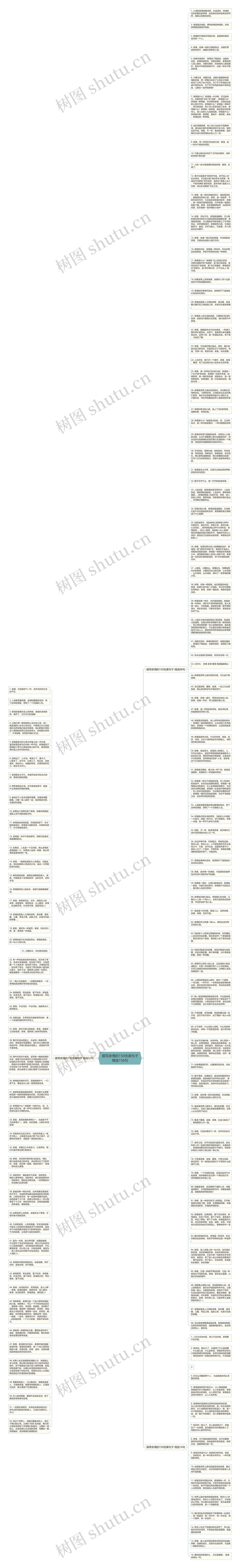 描写亲情的150优美句子精选156句思维导图