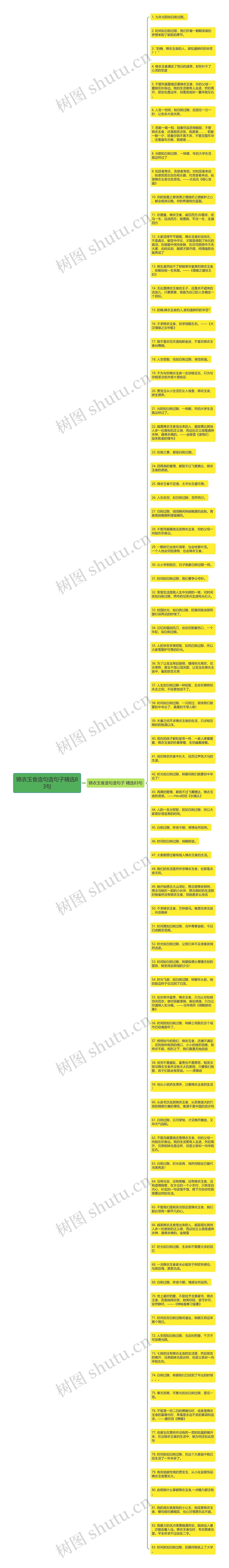 锦衣玉食造句造句子精选83句思维导图