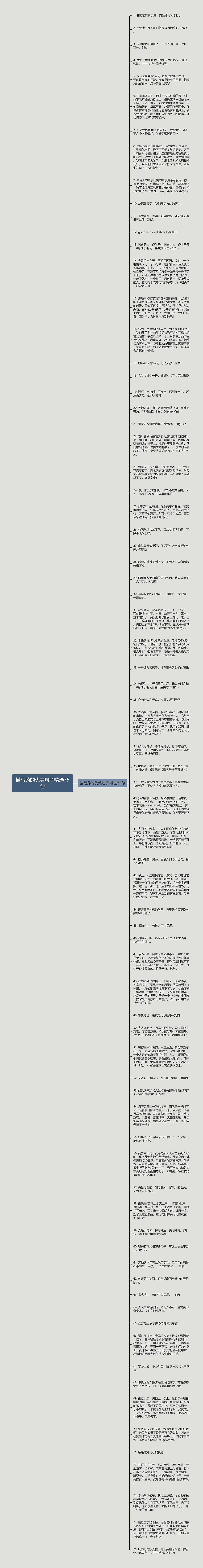 描写药的优美句子精选75句思维导图