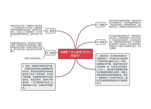 玉镯断了怎么修复?还可以修复吗?