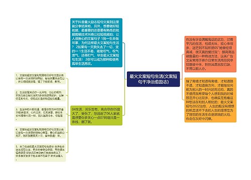 最火文案短句生活(文案短句干净治愈励志)